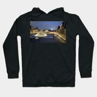 Paris Louvre Museum Courtyard Hoodie